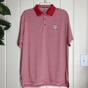 Red & White Stripe Levelwear Southeastern Junior Golf Tour Polo Shirt
Medium